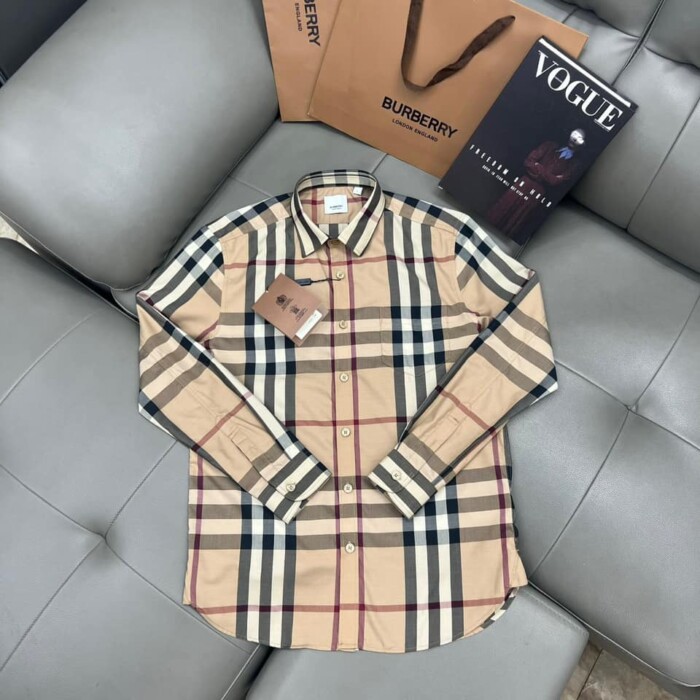 New Arrival Burberry Long Sleeve Button Shirt for Men Hot 2023 PEA32062