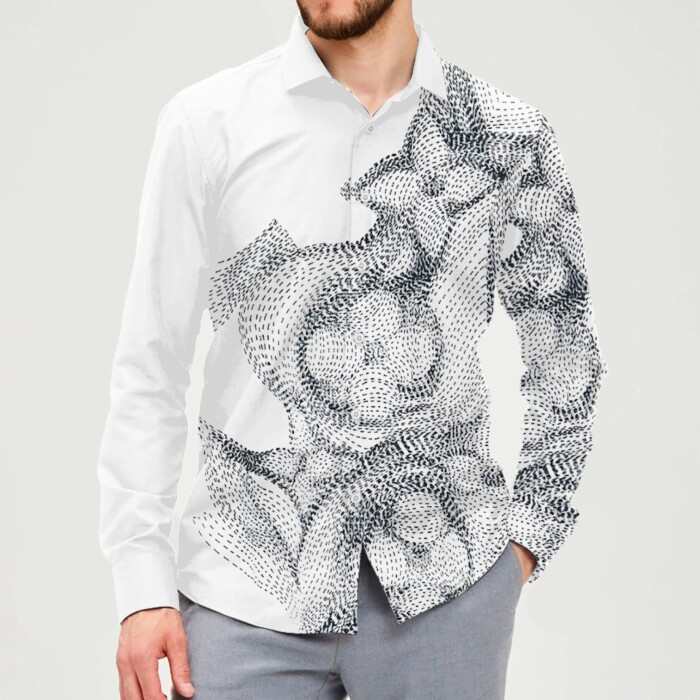 New Arrival Louis Vuitton Long Sleeve Button Shirt for Men Hot 2023 PEA31828